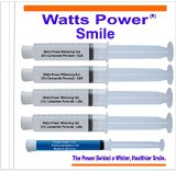 Watts Power 35 Dual Action Teeth Whitening Gels Huge 10ml - 4 Huge 10ml Gels Plus Aftercare Gel - Optimized OTC Dual Action for Surface and Deep Stains for Quick Results - Made in the USA - Kosher