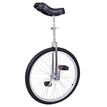 AW 24" Inch Wheel Unicycle Leakproof Butyl Tire Wheel Cycling Outdoor Sports Fitness Exercise Health