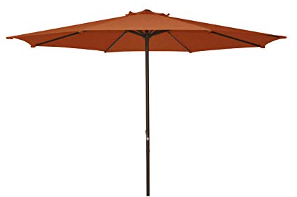 Ace Evert Market Umbrella 8011S, 9 ft, Polyester, Terra Cotta