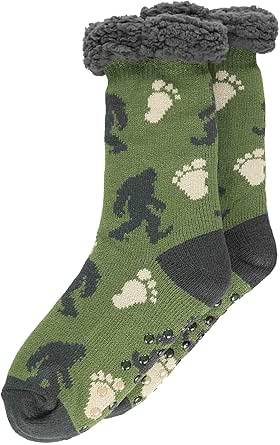 Lazy One Plush Nonskid Socks, Fuzzy Socks with Cute Designs for Women, Sherpa Fleece-Lined Socks