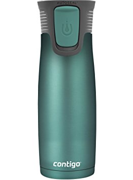 Contigo autoseal Astor Stainless Steel Travel Mug with easy-clean lid, 16 ounces Biscay bay matte, limited edition