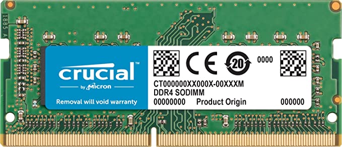 Crucial RAM CT4G4SFS824A 4GB DDR4 2400 MHz CL17 Laptop Memory