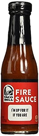 Taco Bell Fire Sauce Bottle (7.5oz Bottle)