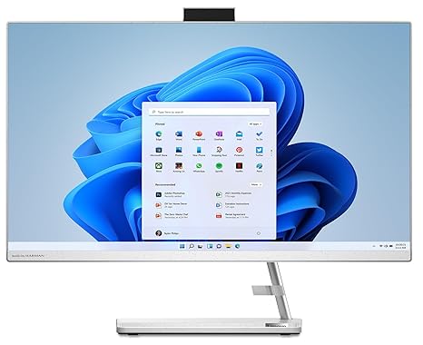 Lenovo IdeaCentre AIO 3 12th Gen Intel i3 27" FHD IPS 3-Side Edgeless All-in-One Desktop with Alexa Built-in (8GB/1TB SSD/Win11/MS Office 2021/5.0 Camera/Wireless Keyboard & Mouse), F0GJ00QSIN