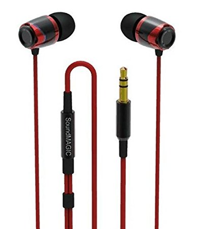 SoundMAGIC E10 Noise isolating In-Ear Earphones (Red/Black)