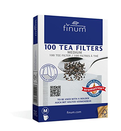 Finum 100 Tea Filters, Medium