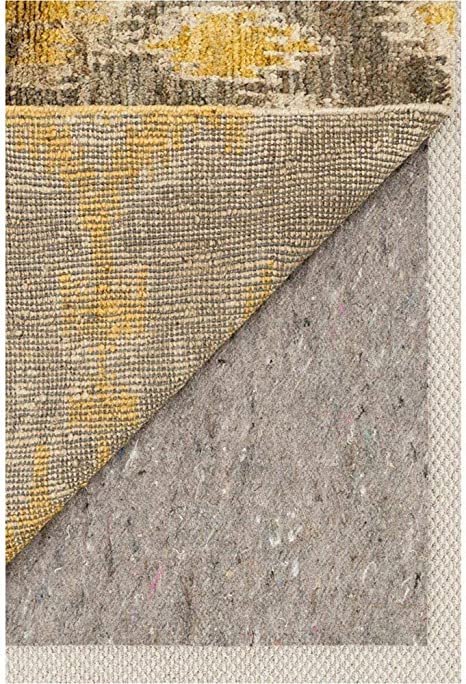 Loloi Dual Grip Felted PAD Area Rug, 8-Feet by 10-Feet, Grey