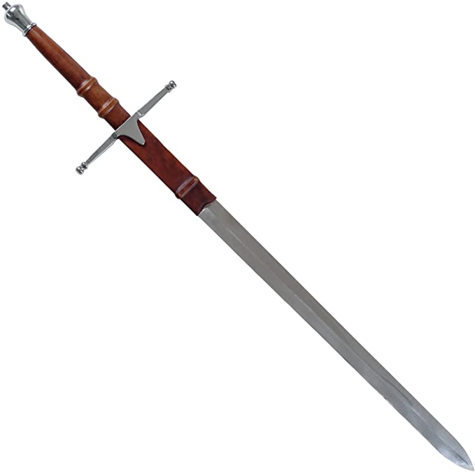 Trademark 20-901117 William Wallace Medieval Sword with Sheath Silver