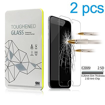 Leesentec 2 Pack Apple iPhone 6s iPhone 6 4.7" Tempered Glass Screen Protector Anti Oil& Fingerprint Anti Scratch Bubble Free HD Protection For iphone 6 iphone 6s