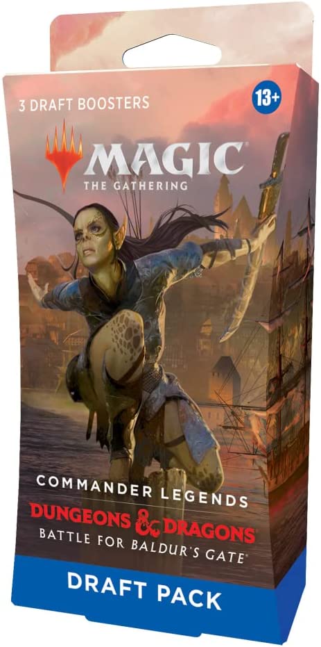 Magic: The Gathering Commander Legends: Battle for Baldur’s Gate 3-Booster Draft Pack | 60 Magic Cards