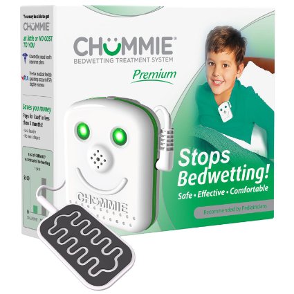 Chummie Premium Bedwetting Alarm for Deep Sleepers - Award Winning, Clinically Proven System with Loud Sounds, Bright Lights and Strong Vibrations, Green