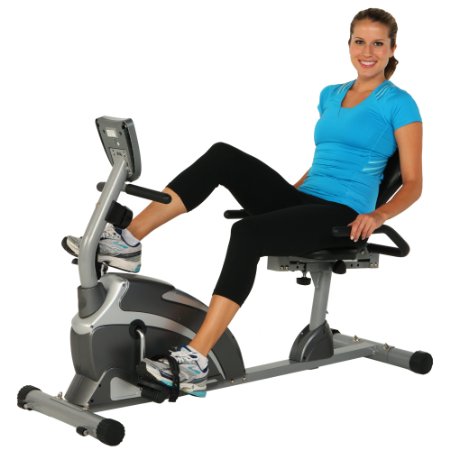 Exerpeutic 1111 900XL Extended Capacity Recumbent Bike with Pulse
