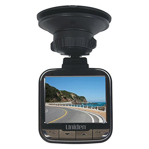 Uniden DC2, 1080p Full HD Dash Cam, 2.0" LCD, G-sensor with collision detection, loop recording, 140-degree wide angle lens, 8GB micro SD card included