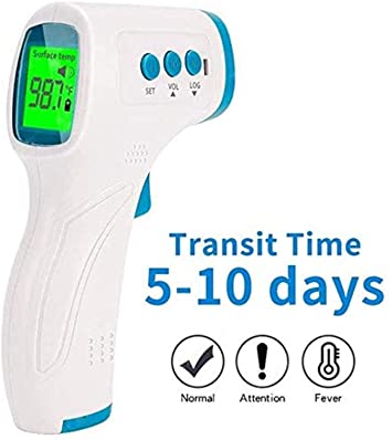 Non-Contact Forehead thermometer for Adults and Children Non-Contact Digital thermometer with Medical Infrared thermometer with Fever Alarm LED Display 1 Second Accurate and Instant Reading
