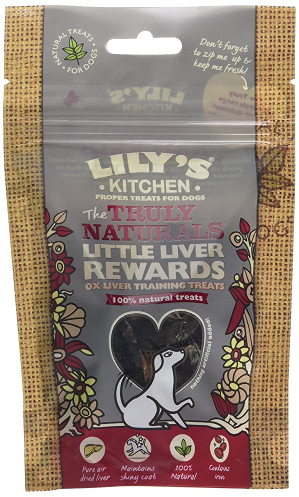 Lily's Kitchen Truly Naturals Little Liver Rewards Dog Chews 40g (Pack of 12)