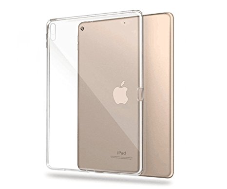 iPad Pro 10.5 Case, TopACE Transparent Soft Gel TPU Silicone Case Cover for Apple New iPad Pro 10.5 Inch, 2017 Release (Clear)