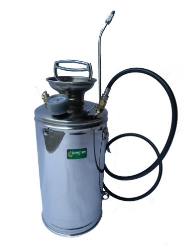 Stainless steel hand-pumped sprayer (1.5-gallon)