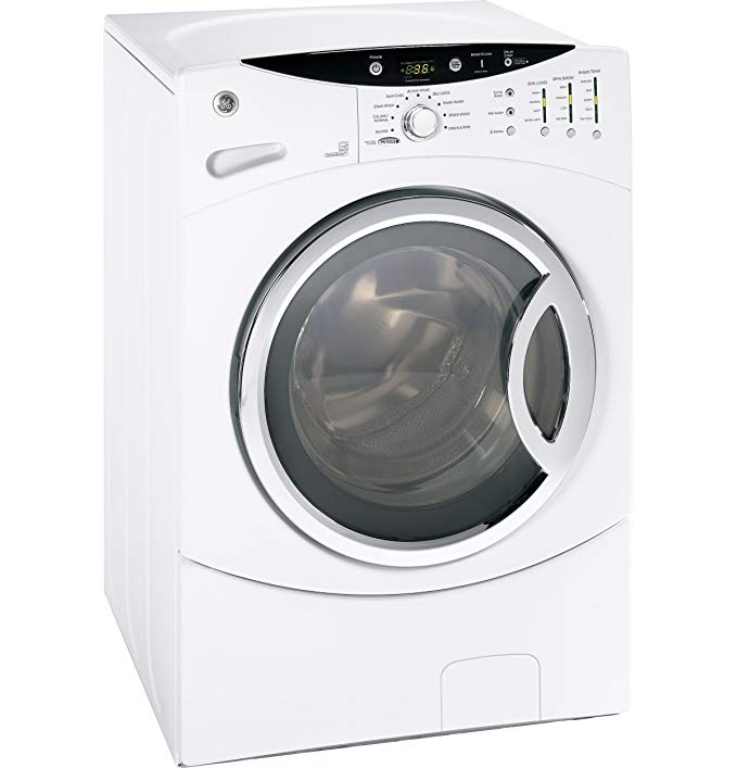 WCVH6800JWW General Electric GE(R) ENERGY STAR(R) 3.5 DOE Cu. Ft. Capacity Frontload Washer with Stainless Steel Basket