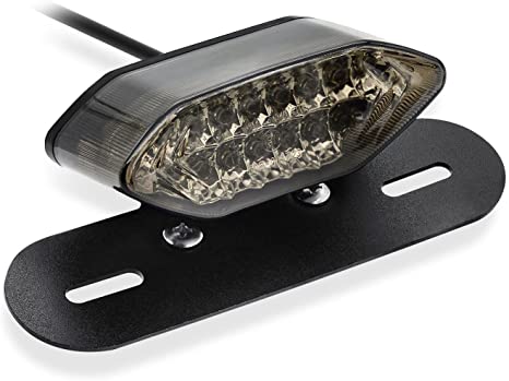 FEIFEIER 12V Motorcycle Integrated Brake Tail Light & Turn Signals License Plate bracket LED
