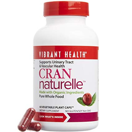 Vibrant Health - Cran-Naturelle, Supports Urinary Tract & Vascular Health, 60 Count (FFP)