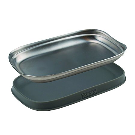 Tovolo Stainless Double Spoon Rest