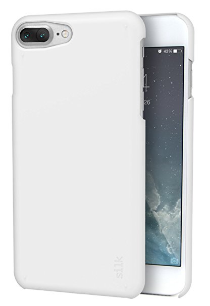 Silk iPhone 7 Plus Slim Case - Snap Shell for iPhone 7  [Ultra Slim Soft-Touch Protective Cover] - Pearl White