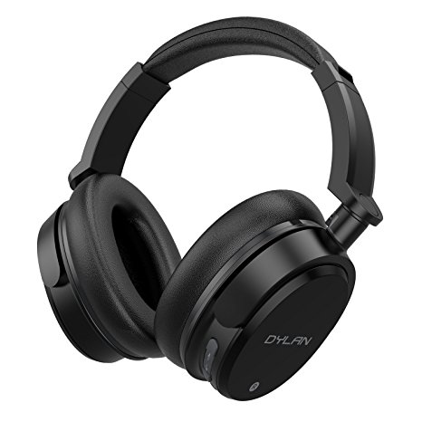 Bluetooth Wireless Headphones Over Ear - Super Bass Huge Muff Bluetooth Headphone 16 Playing hours, Built in Calling Microphone With An Aux Cable And A Carrying Case,Black