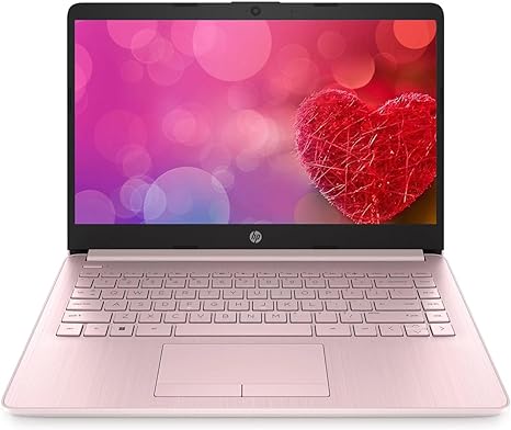 HP 14" HD Laptop Newest Stream, Intel N4000 Series Processor, 8GB DDR4 RAM, 64GB eMMC, WiFi, Bluetooth, HDMI, Webcam, USB Type-A&C, w/GM Accessory, Pink