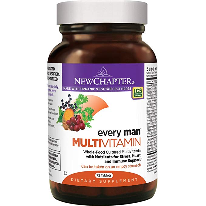 New Chapter Every Man Multivitamins, 72 Count