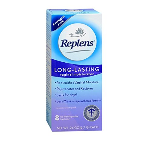 Replens Long-Lasting Vaginal Feminine Moisturizer 8 Prefilled Applicators, 0.24 oz ea (Pack of 4)