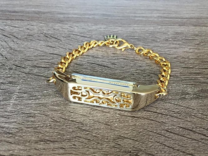 Gold Metal Band for Fitbit Flex 2 Fitness Activity Tracker Replacement Accessory Bracelet Fitbit Flex 2 Jewelry Bangle