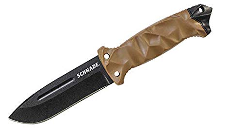 Schrade SCHF40D Full Tang Drop Pt. Fixed Blade Knife