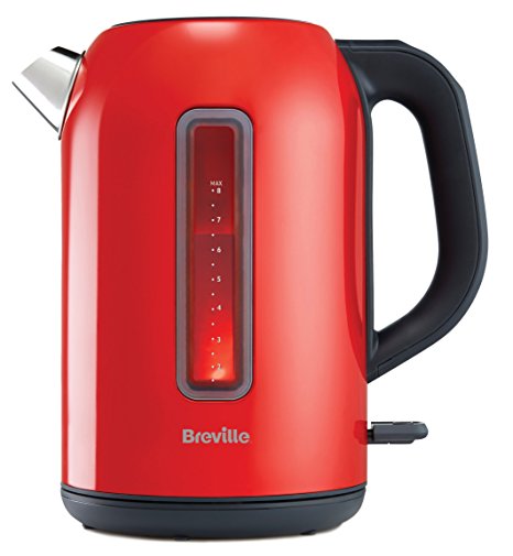 Breville VKJ864 Colour Collection Jug Kettle, 1.7 Litre, Red