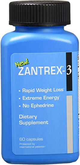 Basic Research Zantrex-3 Supplement, Blue, 120 Count