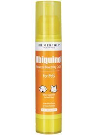 Dr. Mercola Ubiquinol for Pets Liquid Pump - 1.96 Fl Oz (58 mL) - Enhanced Bioactivity CoQ10 - Dietary Supplement For Cats & Dogs - In An Airless Pump To Ensure Freshness