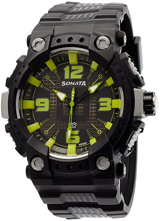 Sonata Ocean Series II Analog Multi-Colour Dial Men's Watch -NH77014PP03C