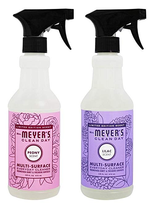 Mrs. Meyers Clean Day Multi-surface Everyday Cleaner, 16.0 Fluid Ounce Lilac & Peony Set of Two