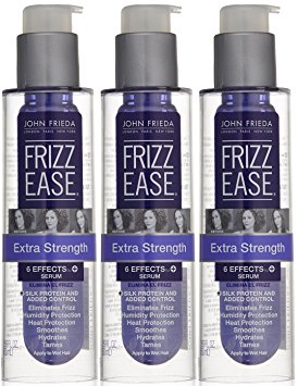 John Frieda Frizz-Ease Extra Strength 6 Effect Serum, 1.69 Ounce (3 Pack)