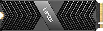 Lexar Professional 2TB NM800 PRO with Heatsink M.2 2280 PCIe Gen4x4 NVMe SSD, Read Speeds Up to 7500MB/s, for Gamers and Creators (LNM800P002T-RN8NG)