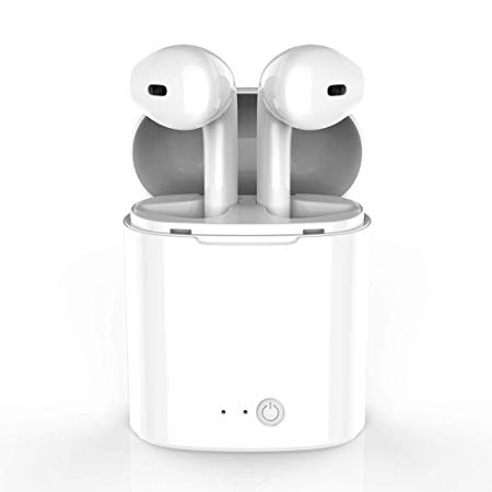 Bluetooth Headset, in-Ear Stereo Headset 2PC Headset, Wireless Earbuds with Charging Box, Advanced Headphones Compatible with Smartphone. …