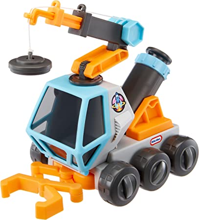 Little Tikes Big Adventures Space Rover STEM Toy Vehicle with Microscope, Magnetic Crane, Extending Grabber for Girls, Boys, Kids Ages 3