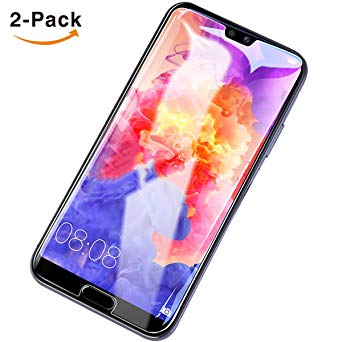 ONKING Screen Protector for Huawei P20 Pro[2 Pack], Premium AGC Glass HD Glass 9H Tempered Glass Screen Protector for P20 Pro [Anti-Scratch] [Anti-fingerprint]