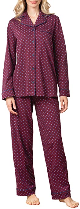 PajamaGram Pajama Set for Women - Cotton Jersey Pajamas Women