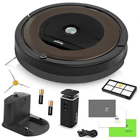 iRobot Roomba 890 Robotic Vacuum Cleaner with Wi-Fi Connectivity   Manufacturer's Warranty   Extra Sidebrush Bundle