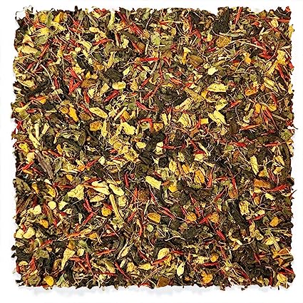 Tealyra - Gut Feeling - Pu'erh Loose Leaf Tea - Ginger - Turmeric - Natural Wellness Black Tea Blend - 112g (4-ounce)