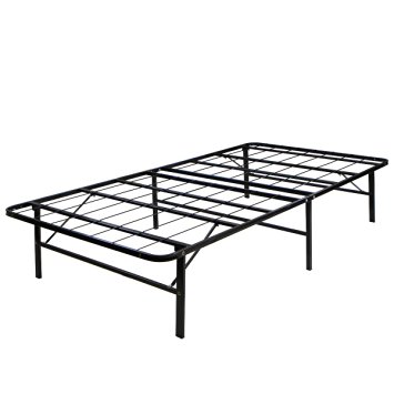 Barton Bed Frame, Mattress Foundation, Platform Bed Frame, Box Spring Replacement, Heavy duty Metal (Full)