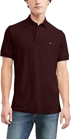 Tommy Hilfiger Men's Short Sleeve Cotton Pique Polo Shirt in Classic Fit