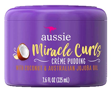 Aussie Creme Pudding Miracle Curls 7.6 Ounce Jar (225ml) (2 Pack)
