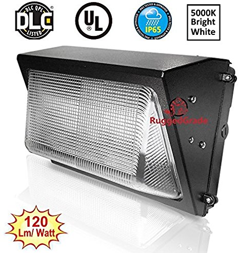 120 Watt LED Wall Pack Light – 13,900 Lumens- Dusk to Dawn Sensor (photocell) built in -High Efficiency 120 Lumen to Watt - Wall Pack LED - 5000K Bright White- Replaces 800-1000W- 100,000 Hour LED