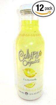 Calypso LEMONADE "Tastes like Harry Belafonte's Mama Made It On A Hot Summer Day", 20-Ounce Glass Bottle (Pack of 12)
